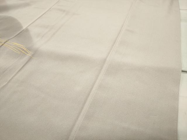 平和屋着物●訪問着　刺繍　稲穂　遠山風景文　暈し染め　金彩　正絹　逸品　CABC8097gh 平和屋着物○訪問着 刺繍 稲穂 遠山風景文 暈し染め 金彩 正絹 逸品