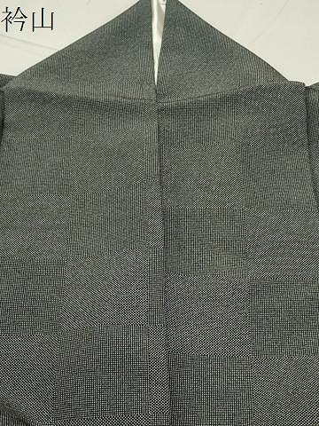 平和屋着物●伝統工芸士　関正三郎　江戸小紋　角通し　行儀　黒地　正絹　逸品　CABC8128gh_7