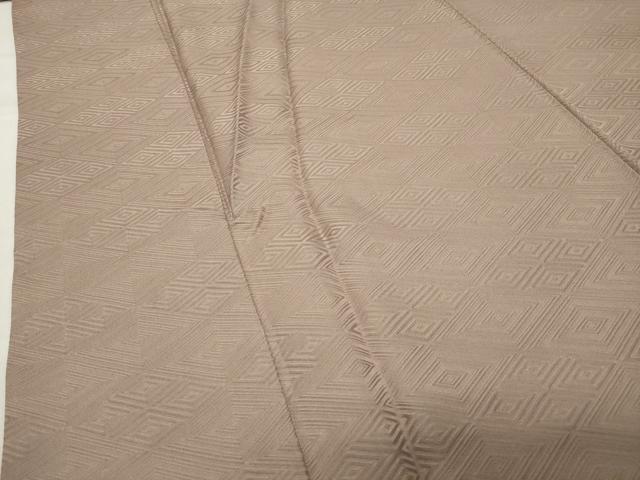 平和屋着物●男性　色紋付　菱地紋　紫染色　正絹　逸品　CABC8313gh_2