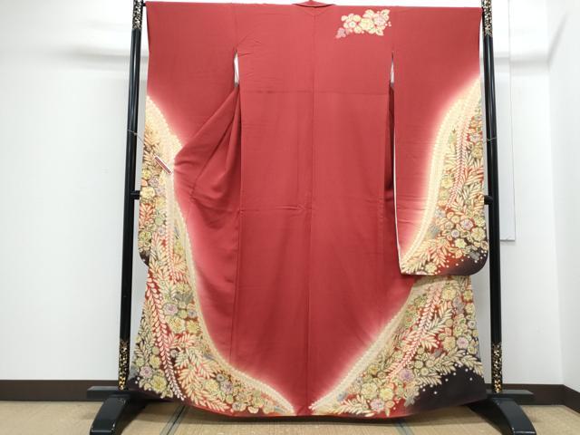 平和屋着物●豪華振袖 作家物 辻が花 暈し染め 正絹 逸品 CABC9585th