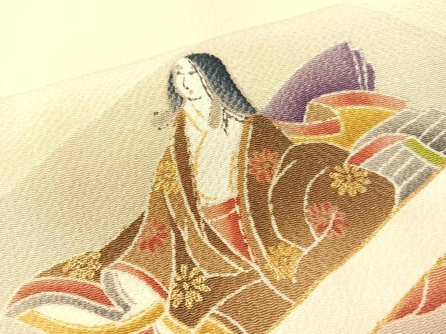 平和屋着物●訪問着　十二単　金彩　鬼しぼ縮緬　正絹　逸品　CABC9618vp_6