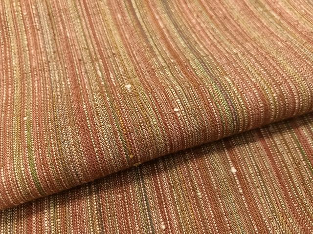 平和屋着物●上質な紬　雨縞　正絹　逸品　CABC9678vp_3