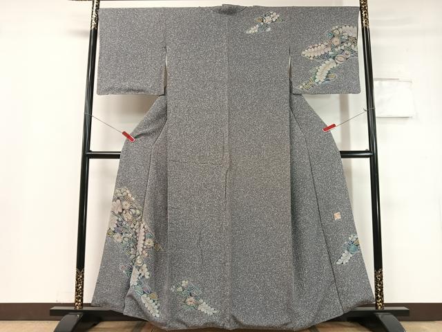 平和屋着物●樋熊哲也　訪問着　辻が花　絞り　手描き　たたき染め　正絹　逸品　CABC9713vp 28,392円