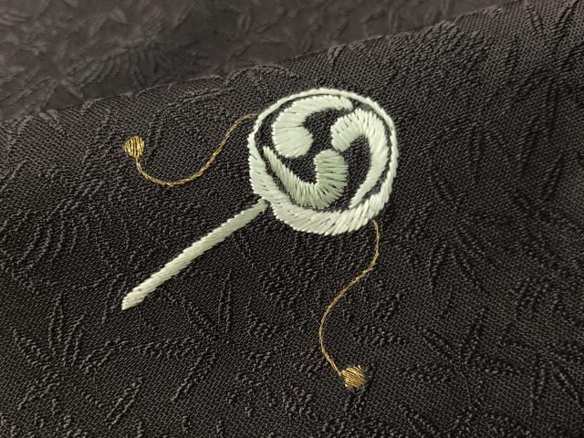 平和屋着物●訪問着　総刺繍　花鈴吉祥文　金銀糸　正絹　逸品　CABC9746vp 平和屋着物○訪問着 総刺繍 花鈴吉祥文 金銀糸 正絹 逸品