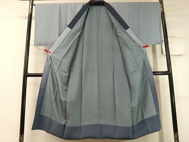 平和屋着物●男性　本場大島紬　アンサンブル　長襦袢セット　80亀甲　総詰め　正絹　逸品　未使用　CABC9773vp_5