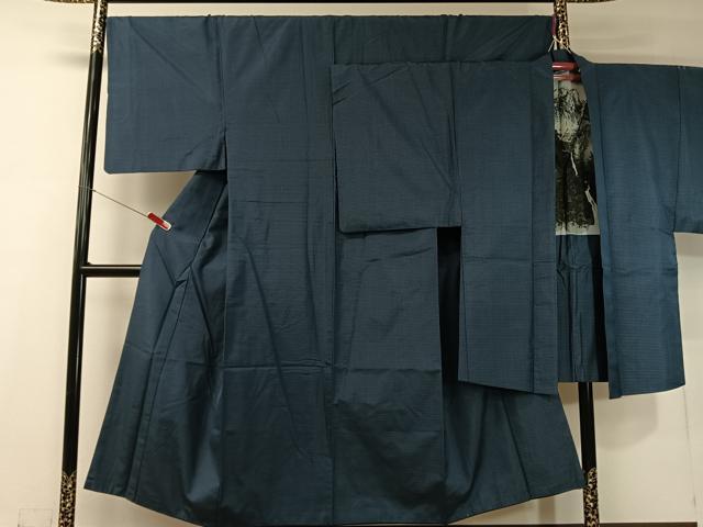 平和屋着物●男性　本場大島紬　アンサンブル　100亀甲　総詰め　正絹　逸品　CABC9798vp