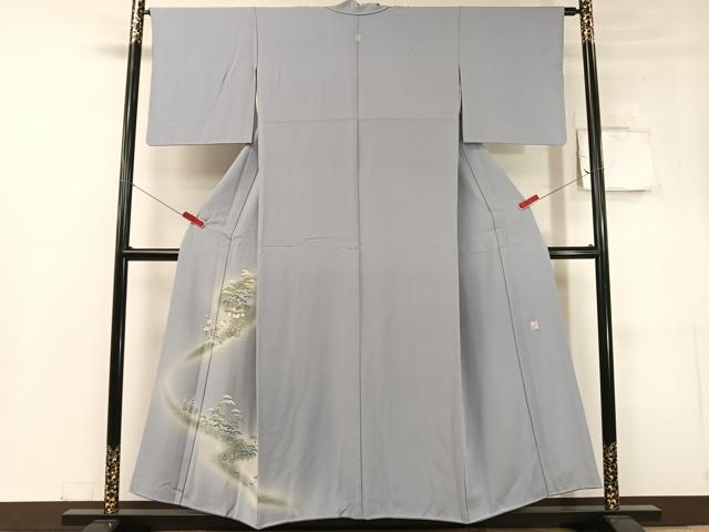 平和屋着物＊夏物　アンティーク　大正ロマン　両面　六通柄　京袋帯　引き抜き帯　絽縮緬　刺繍　流水花文　黒地　正絹　逸品　DABC8216cm 平和屋着物＊夏物 アンティーク 大正ロマン 両面 六通柄 京袋帯