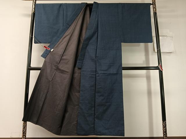 平和屋着物●男性　本場大島紬　アンサンブル　100亀甲　総詰め　正絹　逸品　CABC9871vp_1