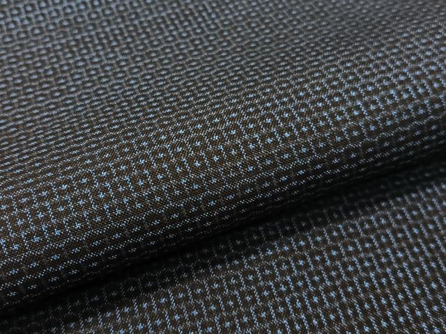 平和屋着物●男性　本場大島紬　アンサンブル　100亀甲　総詰め　正絹　逸品　CABC9871vp_3