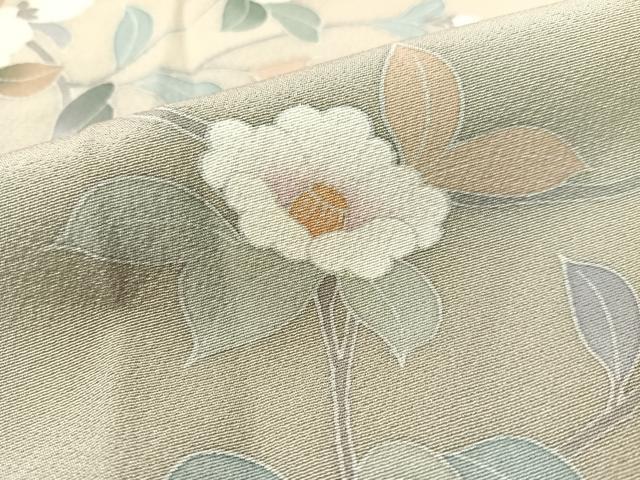 平和屋着物●訪問着　友禅　作家物　枝椿　暈し染め　正絹　逸品　CABC9902vp_6