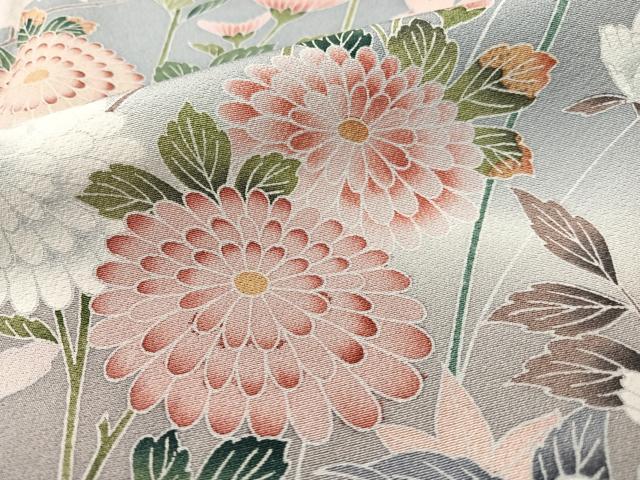 平和屋着物●訪問着　友禅　草花文　暈し染め　正絹　逸品　未使用　CABC9968vp_6