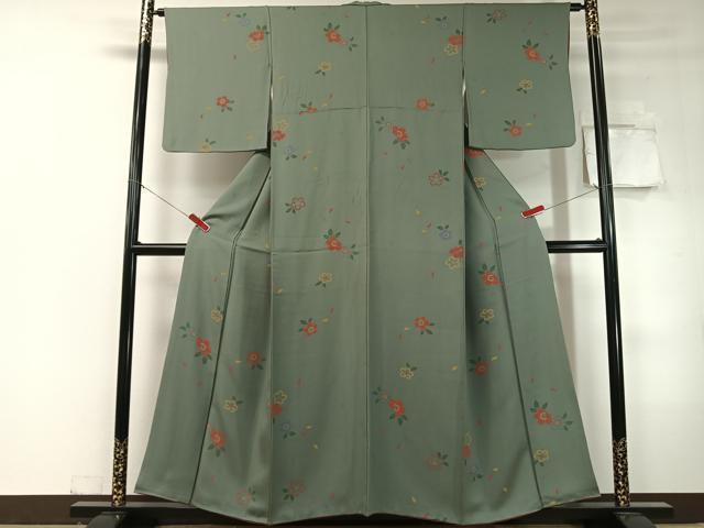 平和屋着物●上質な小紋　舞花文　正絹　逸品　CABC9969vp 平和屋着物○上質な小紋 舞花文 正絹 逸品 CABC9969vpの通販はau PAY