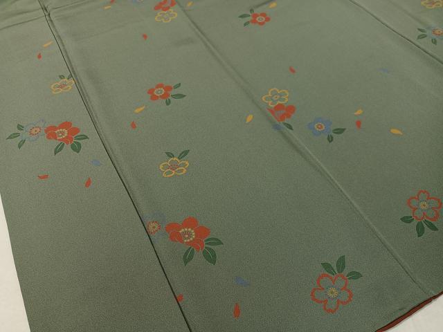 平和屋着物●上質な小紋　舞花文　正絹　逸品　CABC9969vp 平和屋着物□上質な小紋 舞花文 正絹 逸品 CABF5786oyの通販 by 平和屋