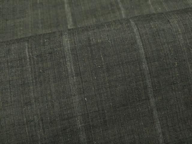 平和屋着物○本場結城紬 重要無形文化財 縞 正絹 逸品 CABD0019utの