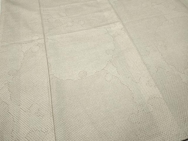 平和屋着物●男性　結城紬　雪輪鹿の子文　証紙付き　正絹　逸品　CABD0043ut_3