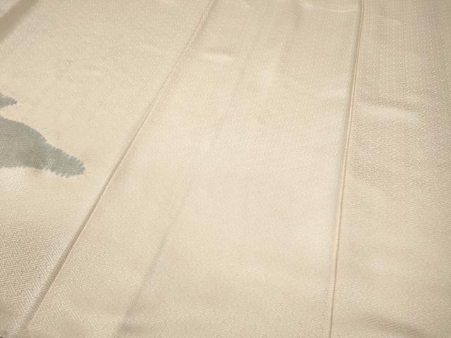 平和屋着物●訪問着　絞り　道長草花文　金彩　正絹　逸品　CABD0047ut_4