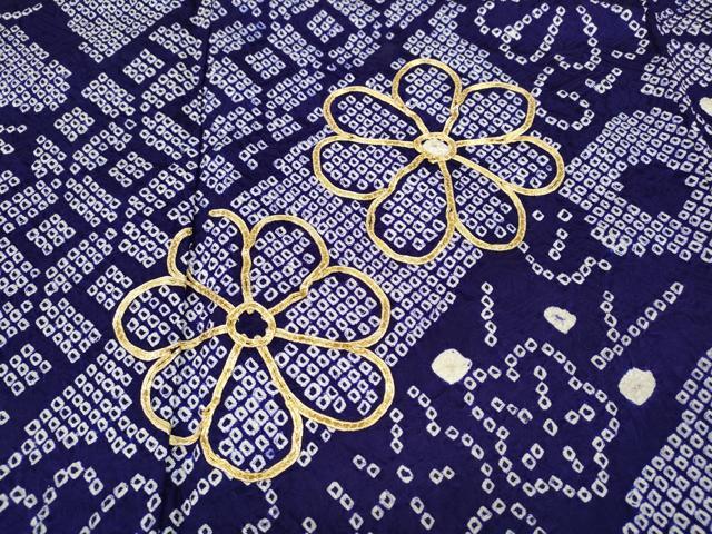 平和屋着物●豪華振袖　総絞り　駒刺繍　吉祥舞花文　正絹　逸品　CABD0153ut_4