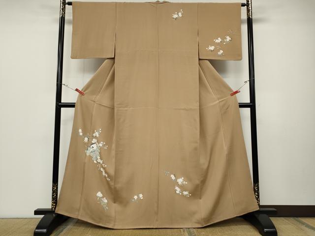 平和屋着物●訪問着　童子遊び　枝花文　正絹　逸品　CABD0163ut 平和屋着物○訪問着 童子遊び 枝花文 正絹 逸品 CABD0163ut 【公式通販】