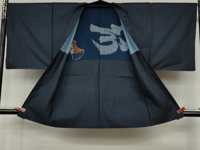 平和屋着物●男性　本場大島紬　アンサンブル　100亀甲　総詰め　証紙付き　正絹　逸品　未使用　CABD0181ut_7