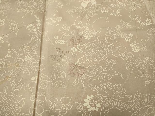 平和屋着物●訪問着　刺繍　草花尽くし　正絹　逸品　CABD0192ut_2