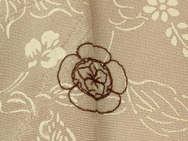 平和屋着物●訪問着　刺繍　草花尽くし　正絹　逸品　CABD0192ut_7
