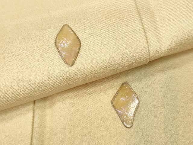 平和屋着物●訪問着　螺鈿　菱吉祥文　金彩　ゑり善扱い　正絹　逸品　CABD0211ut_6