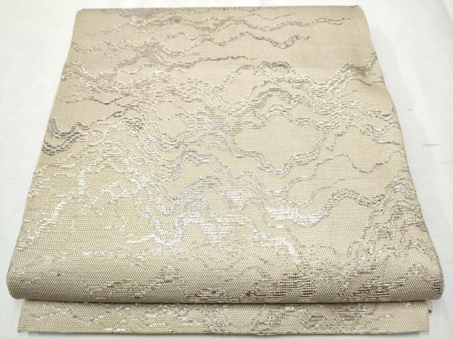 平和屋着物●龍村平蔵製　太鼓柄　本袋帯　水衣錦　正絹　逸品　CABD0542hy