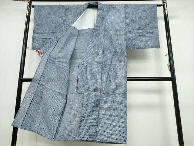 平和屋着物∴夏物　男性　浴衣　有松鳴海絞り　三浦絞り　綿　逸品　CABD2466ng_2