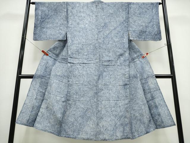 平和屋着物∴夏物　男性　浴衣　有松鳴海絞り　三浦絞り　綿　逸品　CABD2495ng_1