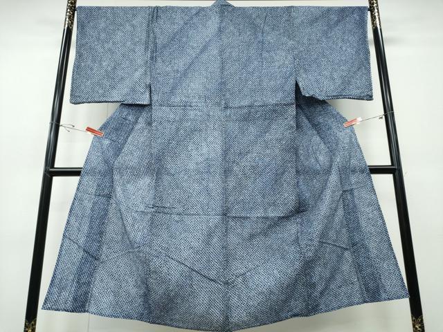 平和屋着物∴夏物　男性　浴衣　有松鳴海絞り　三浦絞り　綿　逸品　CABD2557ng_1