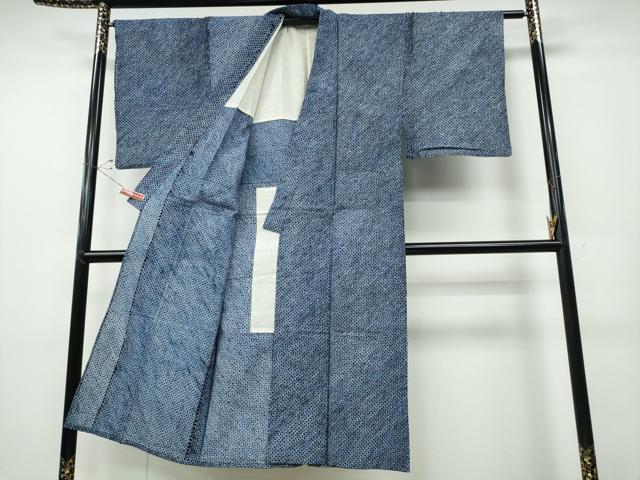 平和屋着物∴夏物　男性　浴衣　有松鳴海絞り　三浦絞り　綿　逸品　CABD2713ng_2
