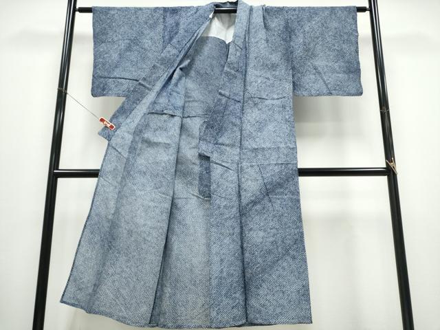 平和屋着物∴夏物　男性　浴衣　有松鳴海絞り　三浦絞り　綿　逸品　CABD2756ng_1