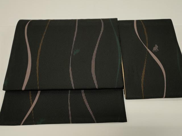 平和屋着物●つけ帯　猫　シルエット　黒地　CABD4308dy 17,316円