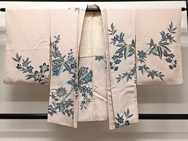 平和屋着物∞羽織　型染め　草花文　金彩　正絹　逸品　CABD4403ua 平和屋着物∞羽織 型染め 草花文 金彩 正絹 逸品 CABD4403ua 【公式通販】