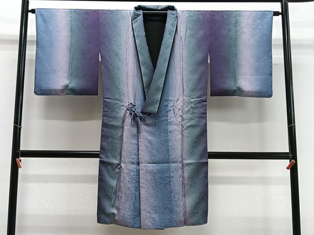平和屋着物●訪問着　作家物　流水立波文　暈し染め　正絹　逸品　AABG5810ck 平和屋着物○訪問着 作家物 流水立波文 暈し染め 正絹 逸品 AABG5810ck