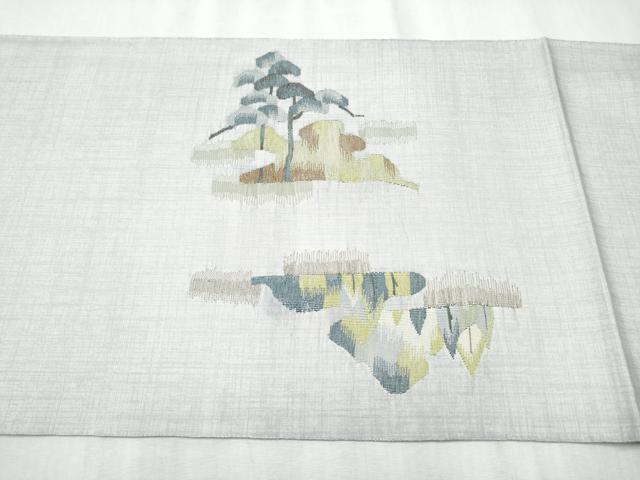 平和屋着物●太鼓柄袋帯　すくい織　風景文　金銀糸　正絹　逸品　CABD5748hy 平和屋着物○太鼓柄袋帯 すくい織 花鳥文 金銀糸 正絹 逸品 DABB7688op