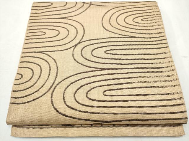 平和屋着物●六通柄　本袋帯　流水文　正絹　逸品　CABD5982hy 平和屋着物○六通柄 本袋帯 流水文 正絹 逸品 CABD5982hyの通販はau