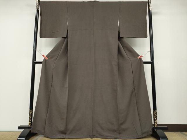 平和屋着物●江戸小紋　角通し　正絹　逸品　CABD7262ut_1