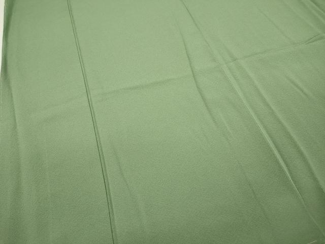 平和屋着物●上質な色無地　作家物　裏葉柳色　正絹　逸品　未使用　CABD7292ut 平和屋着物○上質な色無地 作家物 裏葉柳色 正絹 逸品 未使用