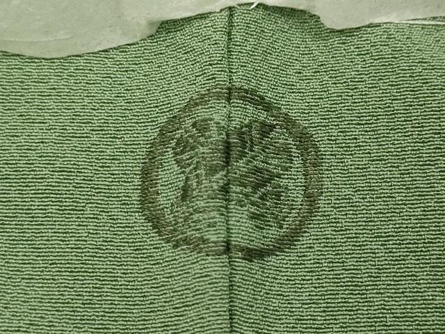 平和屋着物●上質な色無地　作家物　裏葉柳色　正絹　逸品　未使用　CABD7292ut 平和屋着物○上質な色無地 作家物 裏葉柳色 正絹 逸品 未使用