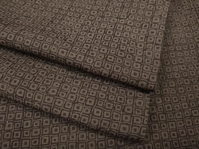 平和屋着物●青山みとも　紬　鹿の子文　正絹　逸品　CABD7308ut 平和屋着物○青山みとも 紬 鹿の子文 正絹 逸品 CABD7308ut 【公式通販】