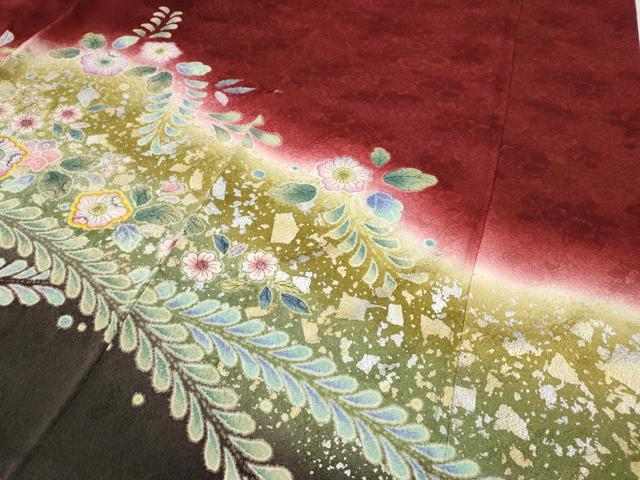 平和屋着物●豪華振袖　辻が花　暈し染め　金銀彩　やまと誂製　正絹　逸品　CABD7326ut_6