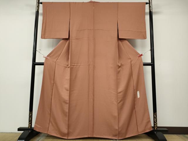 平和屋着物●上質な小紋　作家物　唐草文　正絹　逸品　CABD7494ut_1
