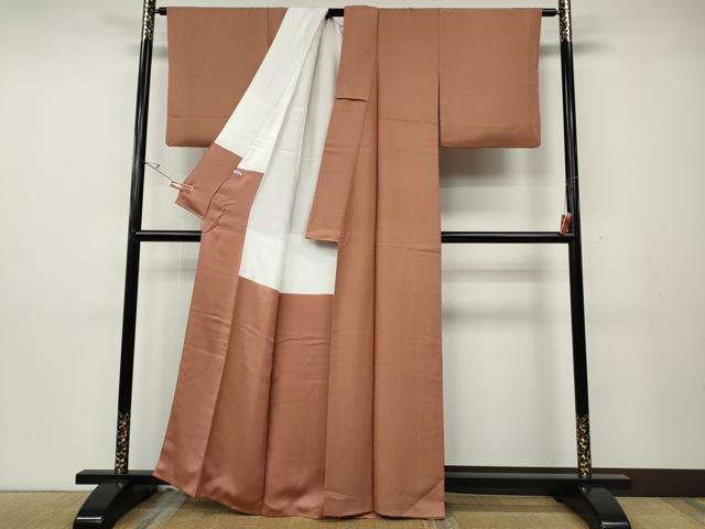 平和屋着物●上質な小紋　作家物　唐草文　正絹　逸品　CABD7494ut_2