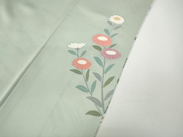 平和屋着物●訪問着　友禅　枝花文　暈し染め　正絹　逸品　CABD7507ut_7