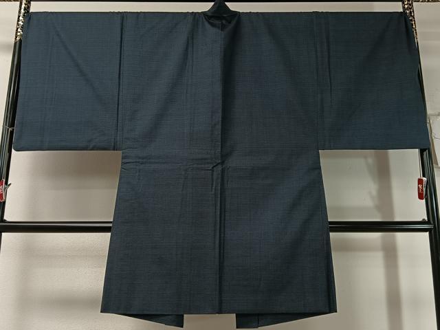 平和屋着物●男性　本場大島紬　アンサンブル　100亀甲　総詰め　キングサイズ　正絹　逸品　CABD8051vp_6