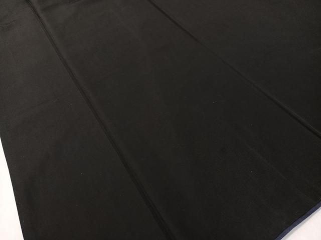 平和屋着物●男性　黒紋付・羽織セット　正絹　逸品　CABD8052vp_2