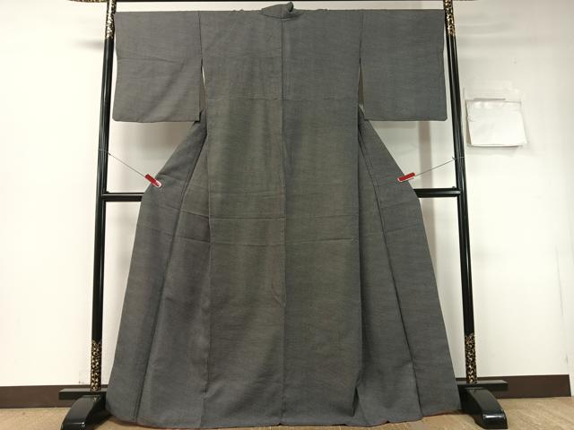 平和屋着物●小紋　千鳥格子　黒地　洗える着物　CABD8087vp 平和屋着物○小紋 千鳥格子 黒地 洗える着物 CABD8087vpの通販はau PAY