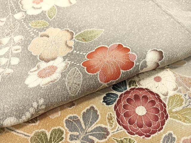 平和屋着物●訪問着　辻が花　暈し染め　金彩　正絹　逸品　CABD8114vp_5