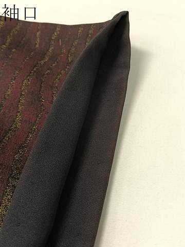 平和屋着物●訪問着　お召地　道長文様　金彩　伊勢丹扱い　正絹　逸品　CABD8210vp_8